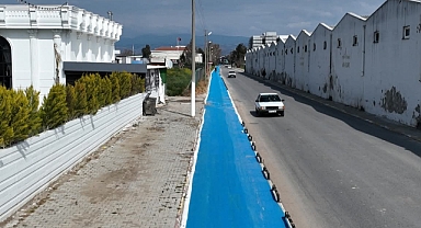 Hürriyet Mahallesi’nde Bisiklet Yoluna Güvenli Dokunuş