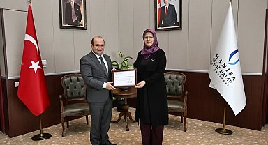 MCBÜ'ye sağlıklı yaşamda örnek iş yeri belgesi