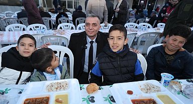 Şehzadeler Belediyesi'nin İftar Sofrası Sancaklıbozköy'de Kuruldu