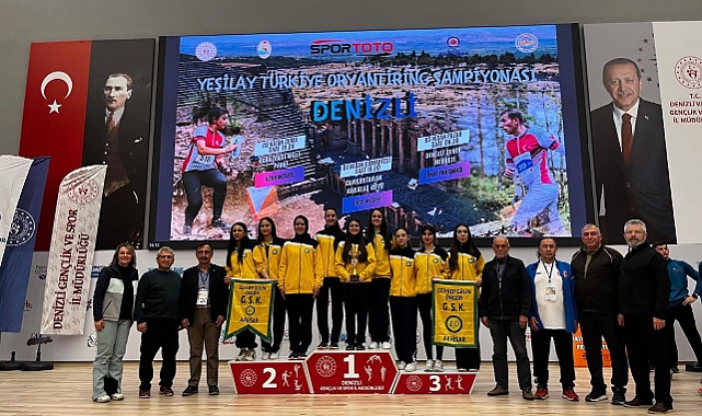 Akhisarlı oryantiringciler yine kürsüde…