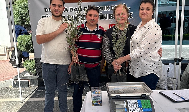 Atık Piller ile Zeytin Fidanı Dikecekler