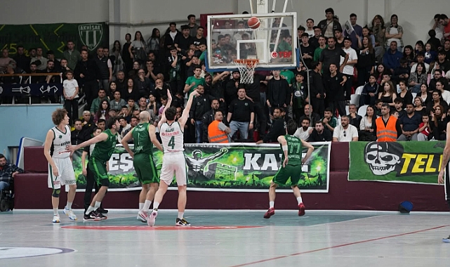 PLAYOFF YARI FİNAL İLK MAÇINDA AKHİSAR BELEDİYE BASKETBOL: 66 – KEÇİÖREN BELEDİYESİ BAĞLUM: 63