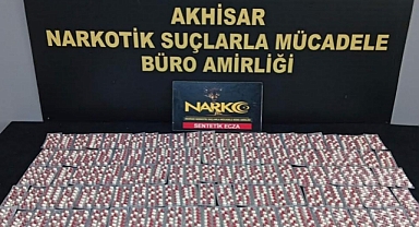 Akhisar'da Narkotik Operasyonu: 1.666 Sentetik Hap Ele Geçirildi