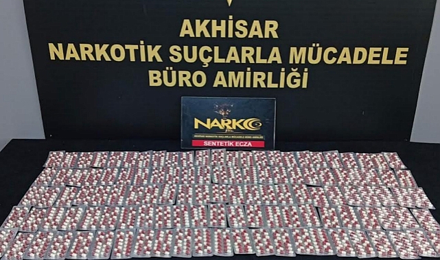Akhisar'da Narkotik Operasyonu: 1.666 Sentetik Hap Ele Geçirildi