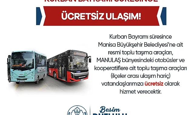 Büyükşehir'den Bayramda Ulaşım Hizmeti
