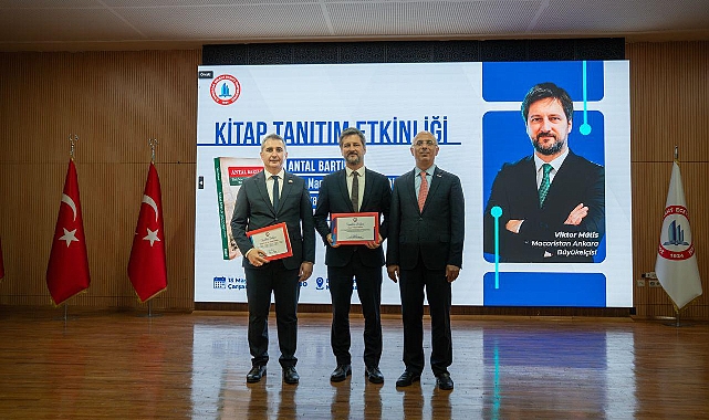 MACARİSTAN BÜYÜKELÇİSİ VİKTOR MÁTİS, PROF. DR. YÜCEL NAMAL’IN KİTAP TANITIMINA KATILDI