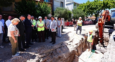 27 Yıllık Sorun Tarih Oluyor: Başkan Dutlulu Akhisar’daki Altyapı Yatırımını İnceledi