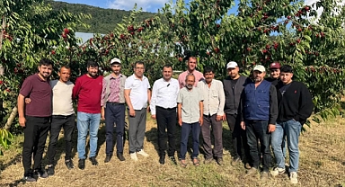 KİRAZ ÜRETİCİLERİ CHP’Lİ BAŞEVİRGEN’E DERT YANDI. BİR ÇİFTÇİ: “EN SON İYİ PARA KAZANDIĞIM DÖNEMDE SAKALLARIM SİYAHTI”