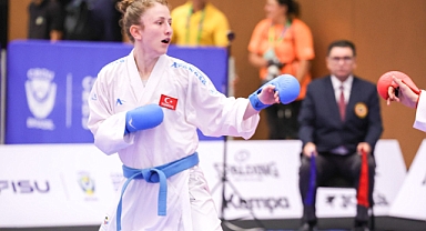 MANİSA’NIN İLK DÜNYA KARATE ŞAMPİYONU NURBADE BÜBER!