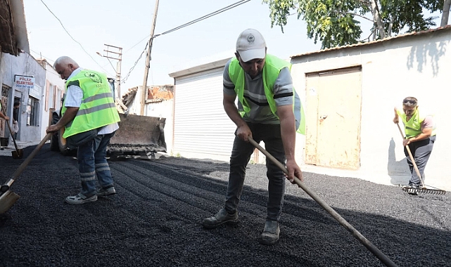 Başkan Kayserili Asfalt Çalışmalarını Yerinde İnceledi