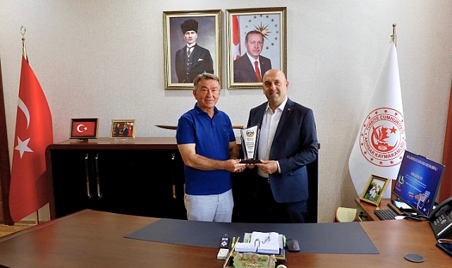 YÖRÜKLER VE TÜRKMENLER DERNEĞİ’NDEN KAYMAKAM CAN’A ZİYARET