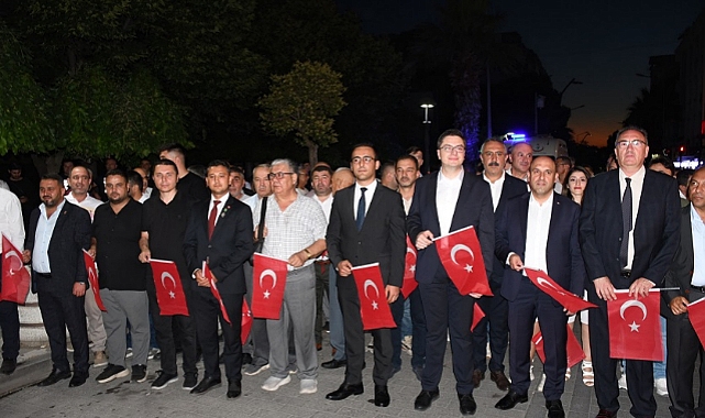 Akhisar'da 15 Temmuz'un 10. Yılında Demokrasi ve Millî Birlik Ruhu Yaşatıldı